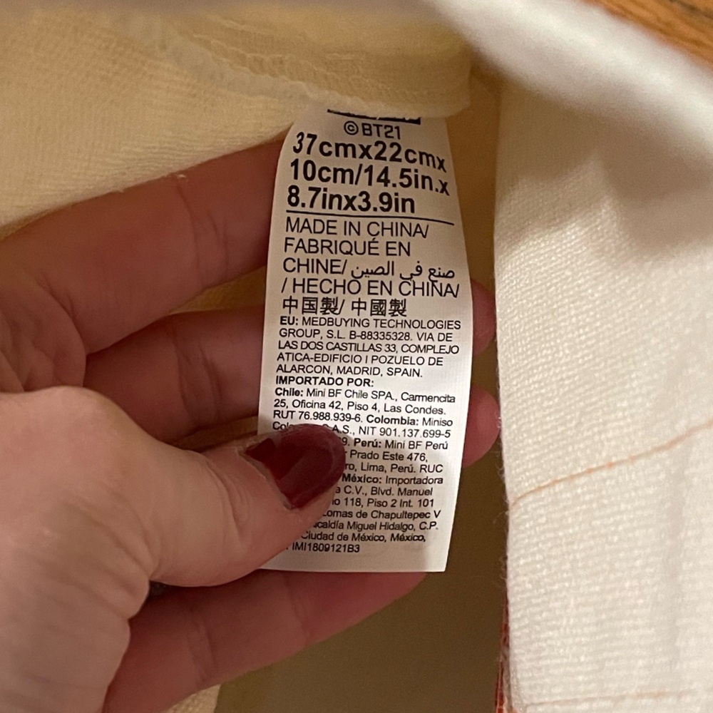 Miniso B12 bag canvas tote - Picture 3 of 12